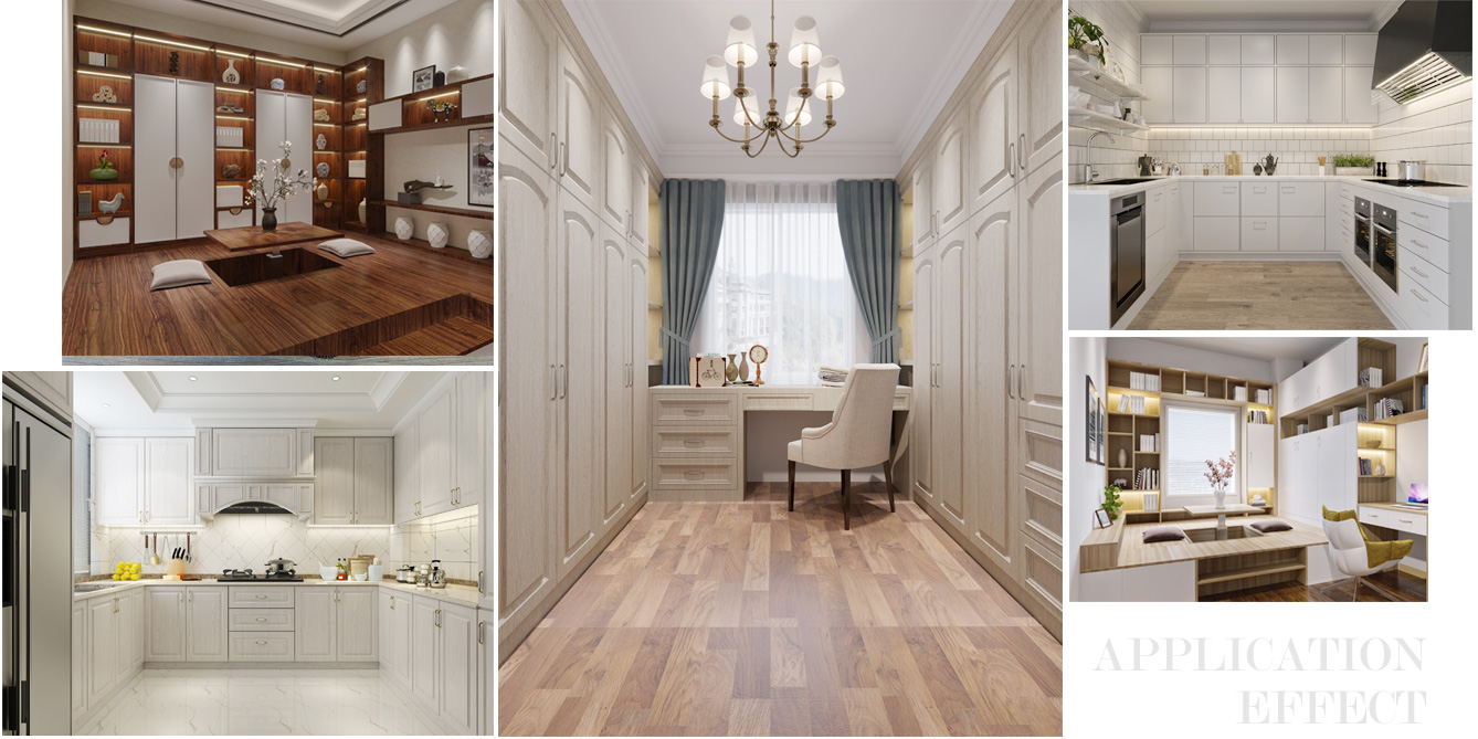 澤爾生態(tài)板家具效果圖