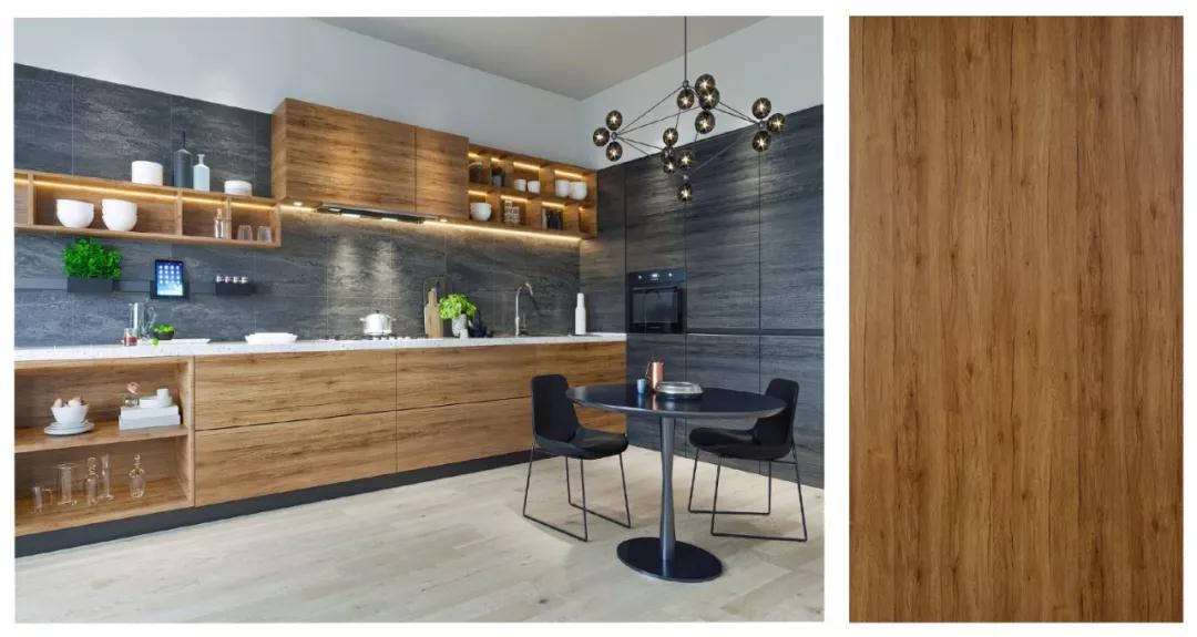 鵬鴻生態(tài)板免漆板巴西古橡花色 鵬鴻生態(tài)板免漆板巴西古橡花色