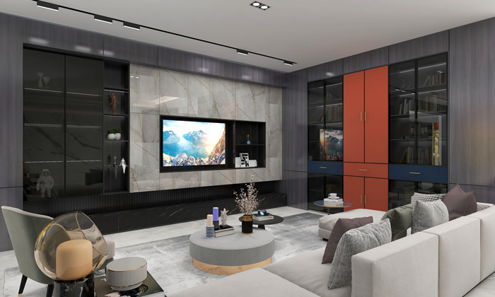 板材定做電視柜背景墻